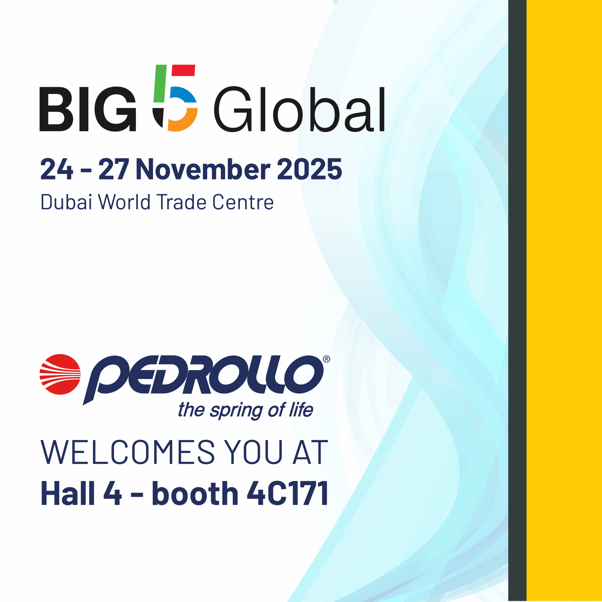 Pedrollo participa en BIG5 Global en Dub&aacute;i